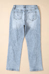 Distressed High Waist Jeans