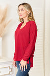 Culture Code Full Size Wide Notch Relax Top