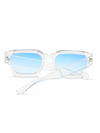 New women's thick frame sunglasses trendy square frame sunglasses