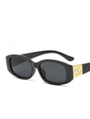 Fashion small frame glasses novelty hot girl diamond pattern decorative square frame sunglasses