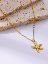 New versatile holiday ocean starfish pendant necklace