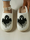 Halloween new cotton slippers for men and women at home skull screaming cotton slippers