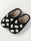 Halloween Ghost Slippers Couple Men and Women Thick-soled Soft-soled Shoes Thick Non-slip Cute Cotton Slippers