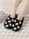 Halloween Ghost Slippers Couple Men and Women Thick-soled Soft-soled Shoes Thick Non-slip Cute Cotton Slippers