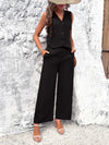 New spring and summer casual temperament solid color vest suit