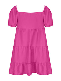 Fashionable and versatile strappy V-neck short-sleeved dress