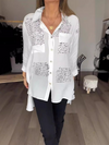 Women's New Fashion Letter Printed Shirt