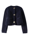 Women's Chunky Needle Long Sleeve Knitted Jacket