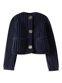 Women's Chunky Needle Long Sleeve Knitted Jacket