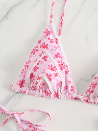 New Printed Two-Piece Swimsuit Beach Sexy Seaside Vacation Bikini