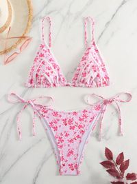 New Printed Two-Piece Swimsuit Beach Sexy Seaside Vacation Bikini