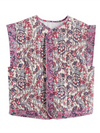 Printed Quilted Cotton Vest Women's Cotton Vest Jacket Jacket Top