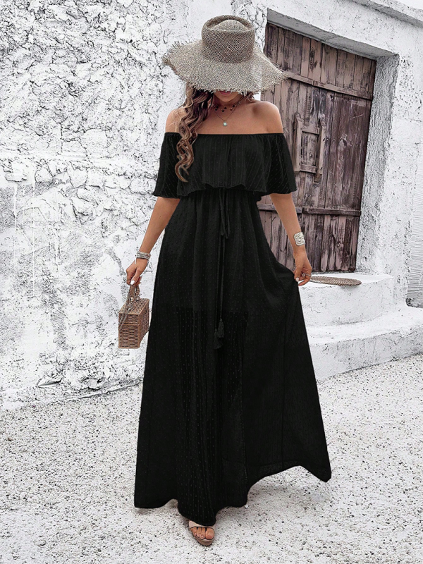 Ladies new elegant one shoulder dress