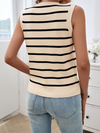 Spring and Summer Women's Casual V-Neck Contrast Color Cardigan Sweater