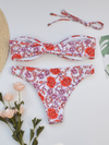 New women's sexy floral split swimsuit