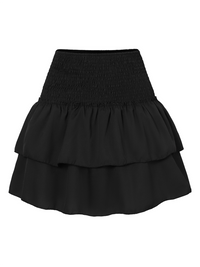 Women's skirt pleated skirt ruffled printed skirt fashionable floral short skirt