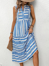 Women's Bohemian Resort Sleeveless Dress