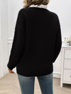 Women's Temperament Loose V-Neck Sweater