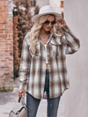 Women's Casual Fashion Oversize Loose Plaid Shirt