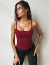 New style knitted hot girl suspenders bottoming inner wear slim short vest top