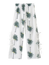 New Women's V-neck Holiday Coconut Tree Print Sleeveless Vest Top Trousers Set