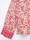 New women's casual holiday flower print shirt