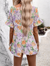 Women's Resort Casual Floral Print Short Dress