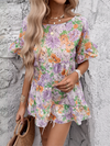 Women's Resort Casual Floral Print Short Dress