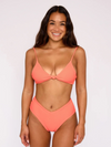 Ladies new sexy twist two-piece swimsuit