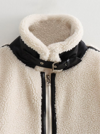 New autumn and winter fur coat women's lapel jacket