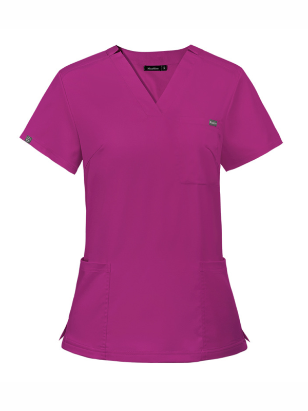 V-neck short-sleeved hospital nurse suit female operating room washing clothes