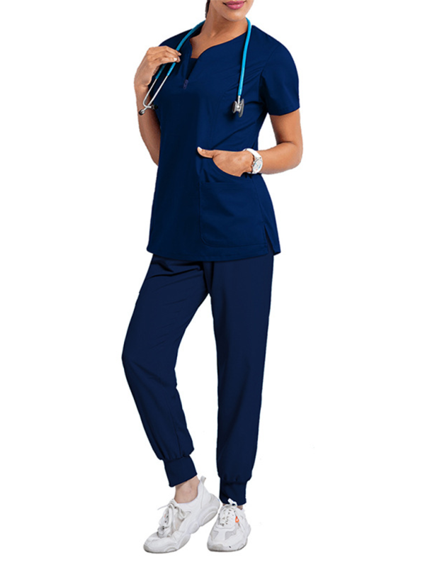 Oral dentist surgical gown separate wash clothes set elastic quick-drying hospital Nurse uniform