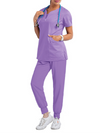 Oral dentist surgical gown separate wash clothes set elastic quick-drying hospital Nurse uniform