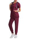 Oral dentist surgical gown separate wash clothes set elastic quick-drying hospital Nurse uniform