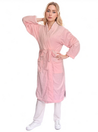 V-neck robe homewear simple leisure home pajamas robe