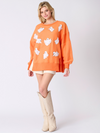 Halloween Ghost Sequin Top Loose Casual Sweatshirt