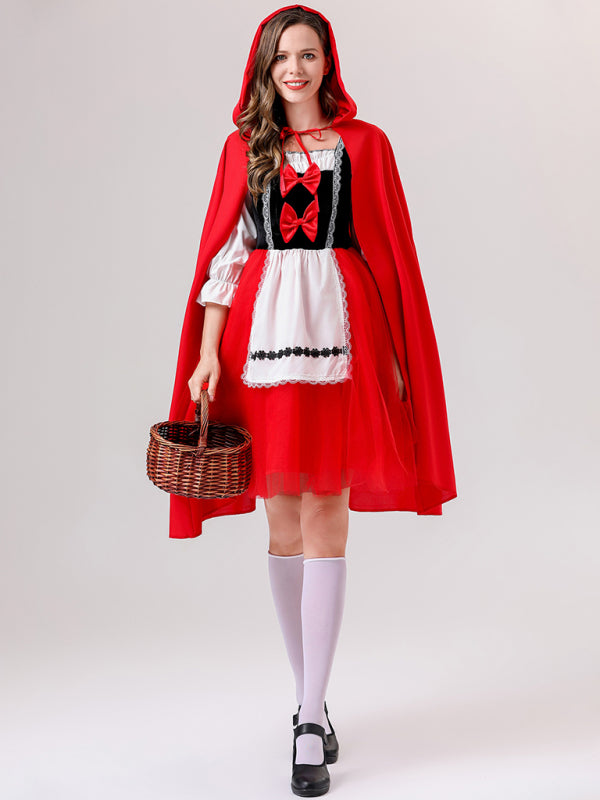 Halloween role-playing fairy tale COS Little Red Riding Hood and the Wolf drama costume performance clothing