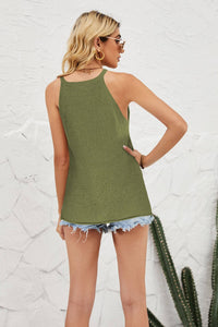 Grecian Neck Knit Tank