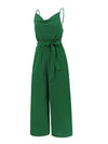 Tied Spaghetti Strap Wide Leg Jumpsuit