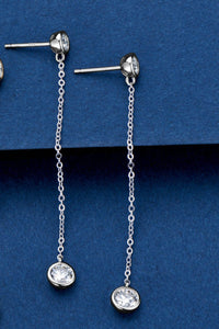 Moissanite Chain Earrings