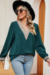 V-Neck Long Sleeve T-Shirt