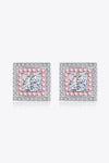 Moissanite Square Stud Earrings