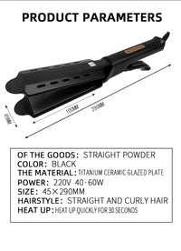 Professional Electric Hair Straightener Four-Gear Ceramic Tourmaline Ion Flat Iron Straightener Electric Plywood