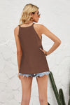 Grecian Neck Knit Tank