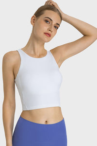 Feel Like Skin Highly Stretchy Cropped Sports Tank