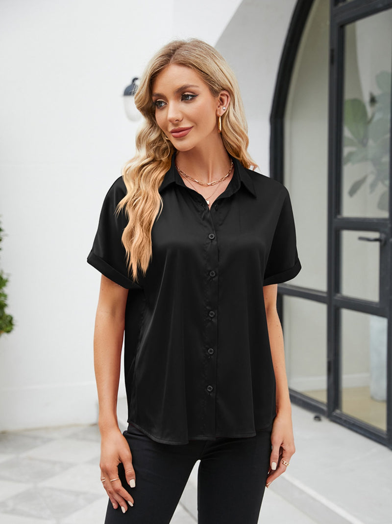 Button Up Short Sleeve Shirt