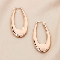 Stainless Steel Hinged Hoop Earrings