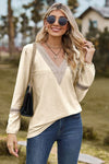 V-Neck Long Sleeve T-Shirt