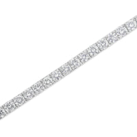 IGI Certified 14K White Gold Diamond 7" Tennis Bracelet (H-I,I1)