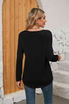 Square Neck Long Sleeve T-Shirt